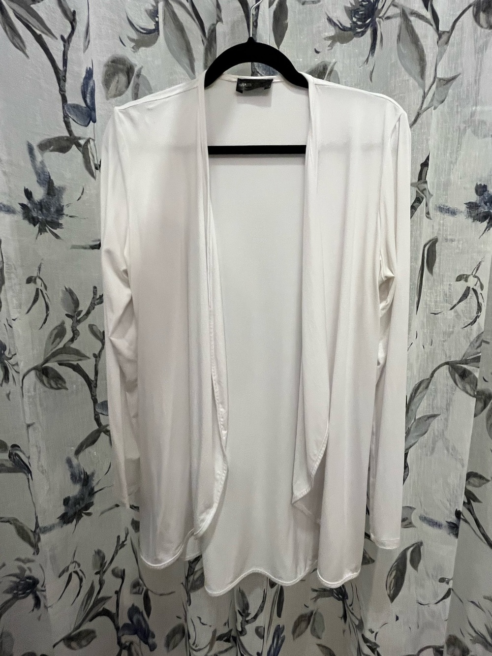 Miik Rory White waterfall cardigan